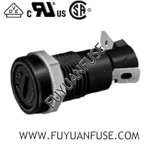 5*20面板安装保险丝座 MF-528 VDE UR CSA 10A250V